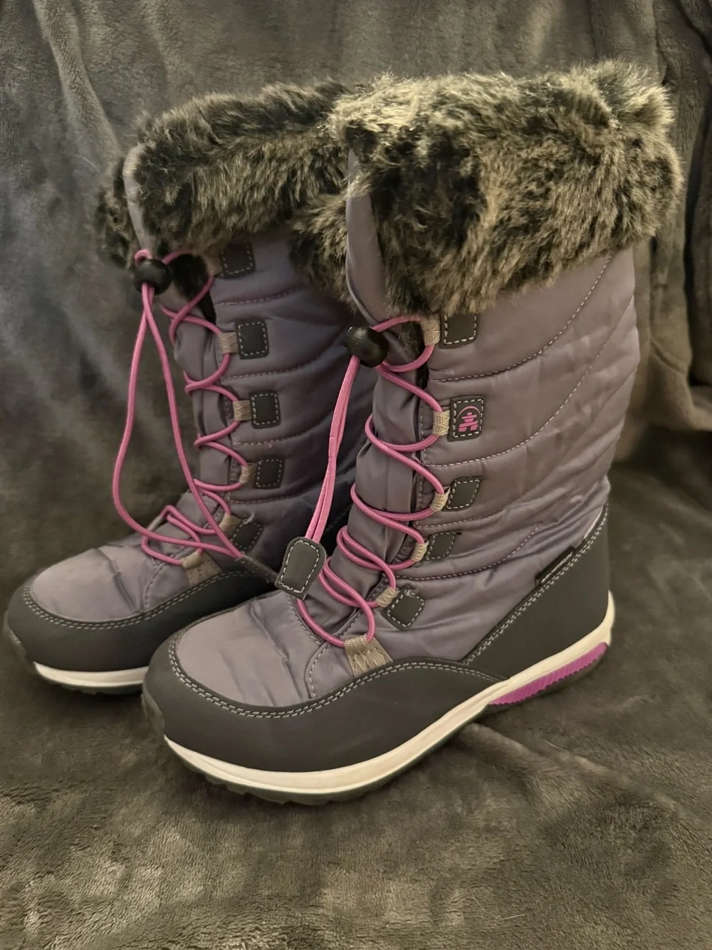 Kamik Prarie waterproof winter boots girls size 5